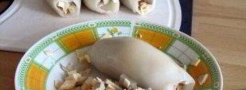 кальмары с сыром в духовке. Шаг 4