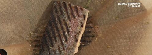 карельская форель с соком помело и кабачками. Шаг 4