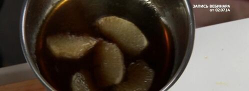 карельская форель с соком помело и кабачками. Шаг 6