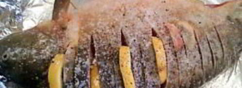 карп на мангале. Шаг 4