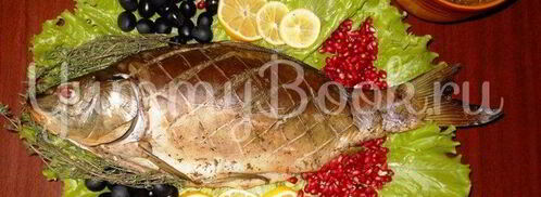 карп под пивом в духовке. Шаг 13