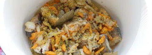 хек с луком и морковью в мультиварке. Шаг 5