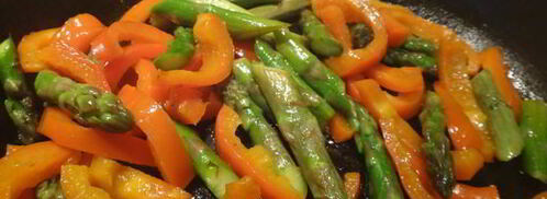 креветки и спаржа с имбирем. Шаг 3