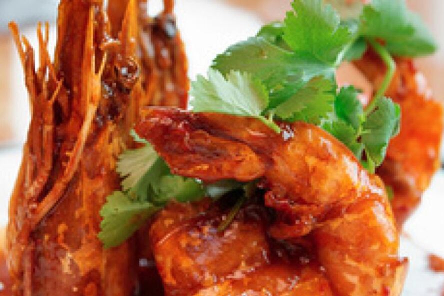 Рецепт креветок с кисло-сладким соусом