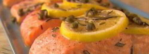 лосось с лимоном и каперсами. Шаг 4