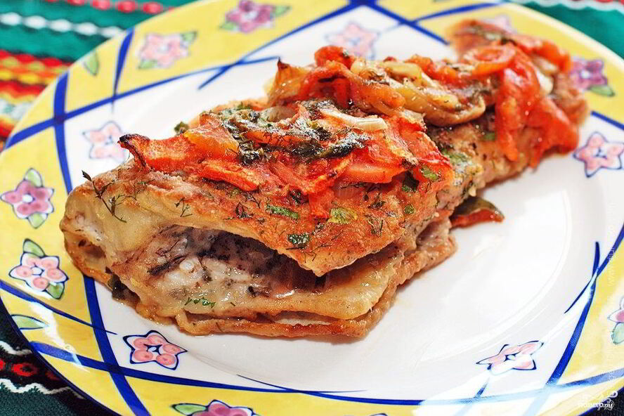 Рецепт морского окуня в фольге