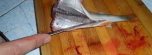 окунь на сковороде. Шаг 3