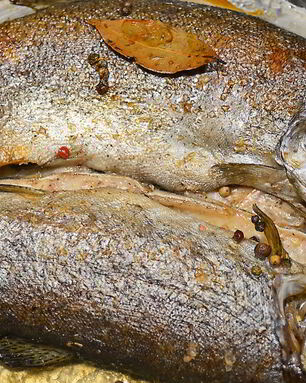 Речная рыба в духовке