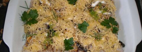 рыба, запеченная с мидиями. Шаг 3