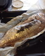 Рыба, запеченная в рукаве