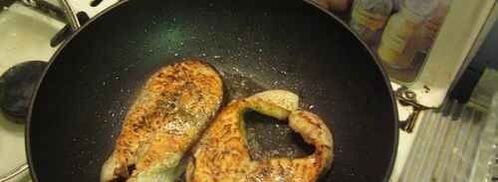 рыба жареная с овощами. Шаг 12