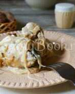 Щука под майонезом