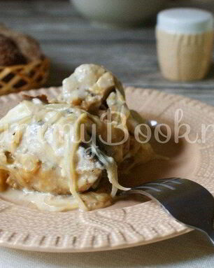 Щука под майонезом