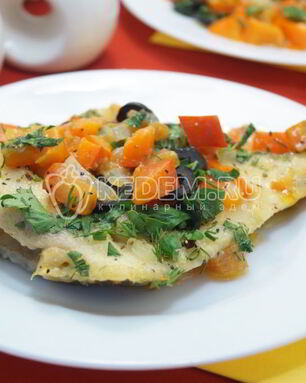 Вкусная камбала на сковороде