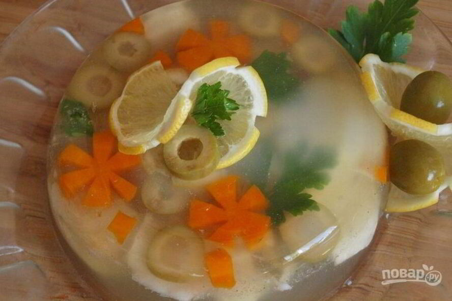 Рецепт заливного судака