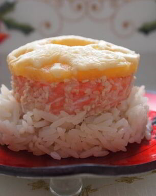 Запеченная форель с рисом