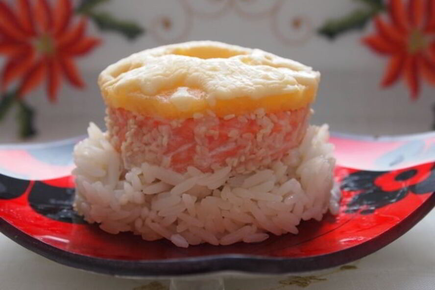 Рецепт запеченной форели с рисом