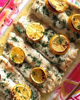 Запеченная масляная рыба