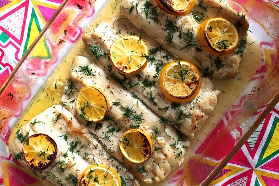 Рецепт запеченной масляной рыбы