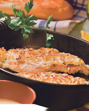 Запеченная рыба с рисом