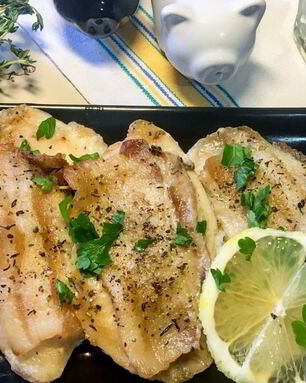 Запеченное филе тилапии в беконе