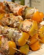 Аппетитный шашлык из осетра