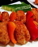 Хрустящие куриные шашлычки на ужин