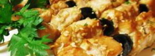 куриный шашлык в соевом маринаде с маслинами. Шаг 8