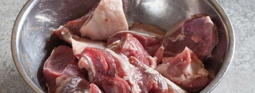 шашлык из баранины на кефире. Шаг 8