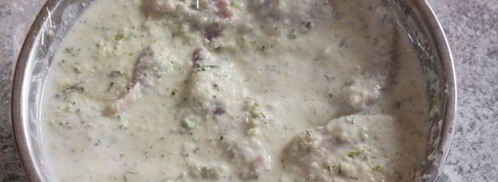 шашлык из баранины на кефире. Шаг 11