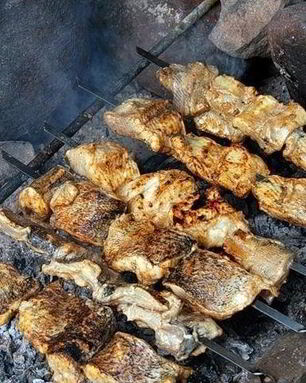 Шашлык из карпа