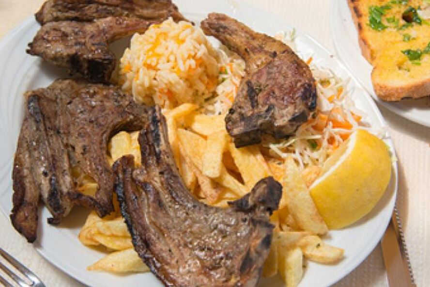 Рецепт шашлыка из корейки баранины с гарниром