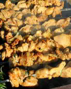 Шашлык из куриного филе на минералке