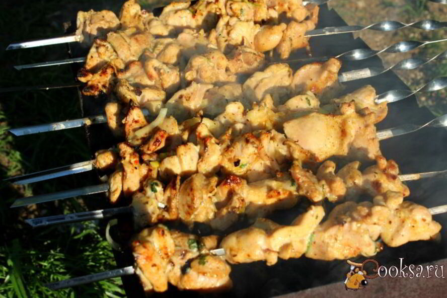 Рецепт шашлыка из куриного филе на минералке