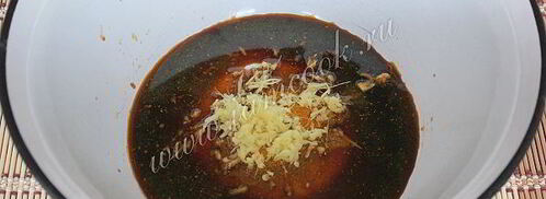 шашлык из курицы на решетке. Шаг 4