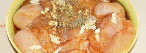 шашлык из курицы в духовке. Шаг 5