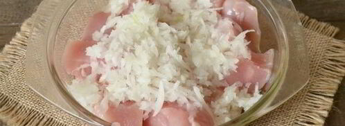 шашлык из курицы в кефире. Шаг 6