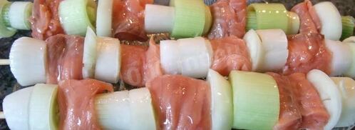 шашлык из лосося. Шаг 4