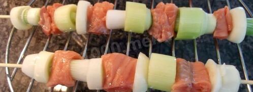 шашлык из лосося. Шаг 5