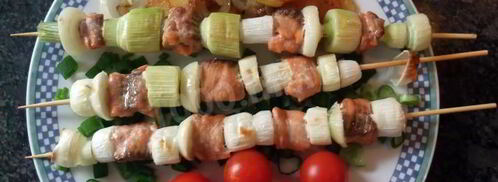 шашлык из лосося. Шаг 7