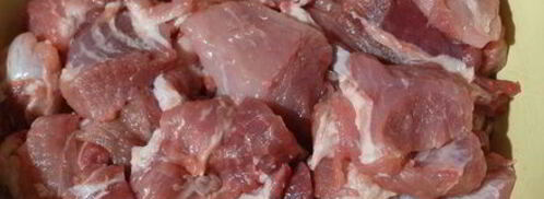 шашлык из мяса на сковороде. Шаг 3