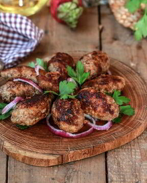 Шашлык из рубленого мяса