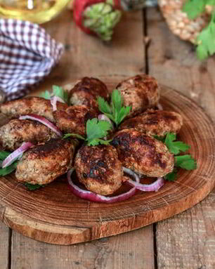 Шашлык из рубленого мяса