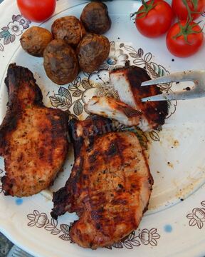 Шашлык из свиной корейки