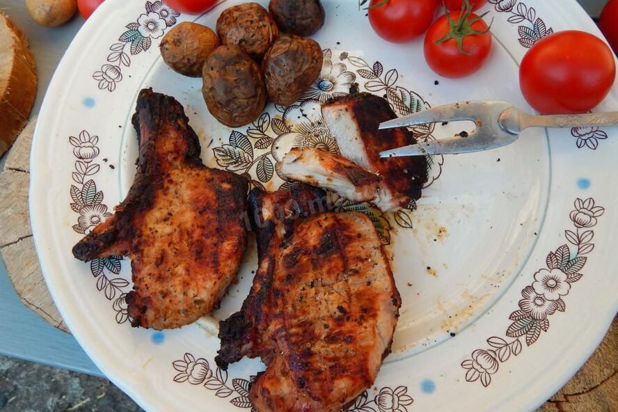 Рецепт шашлыка из свиной корейки