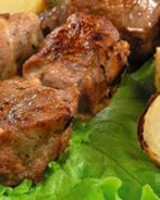 Шашлык, маринованный в кефире