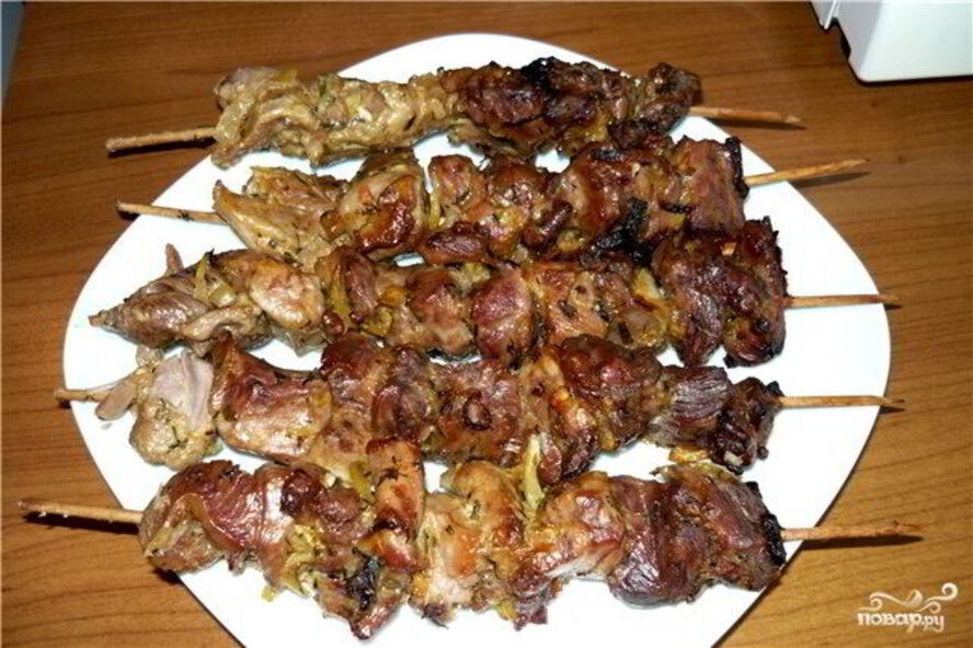 Рецепт шашлыка в духовке в банке