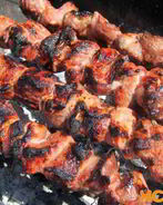 Шашлыке на минералке из свинины