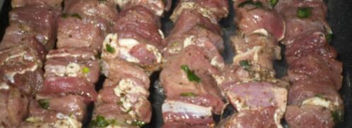 шашлыке на минералке из свинины. Шаг 6