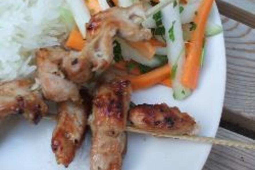 Рецепт вьетнамских шашлычков из свинины